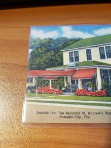 Antique/Vintage Florida Postcard, Seaside Inn, Panama City, Florida