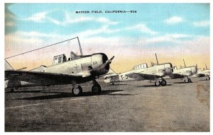 Mather Field California Airplane Postcard