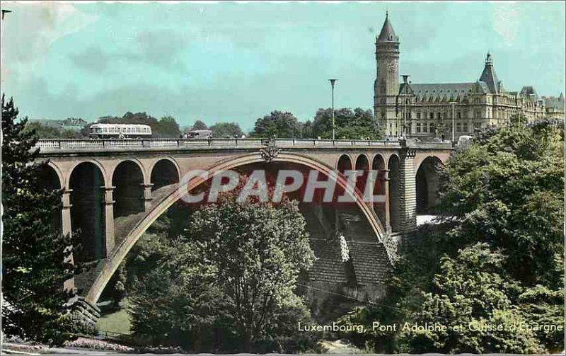 Postcard Modern Luxembourg Adolphe Bridge