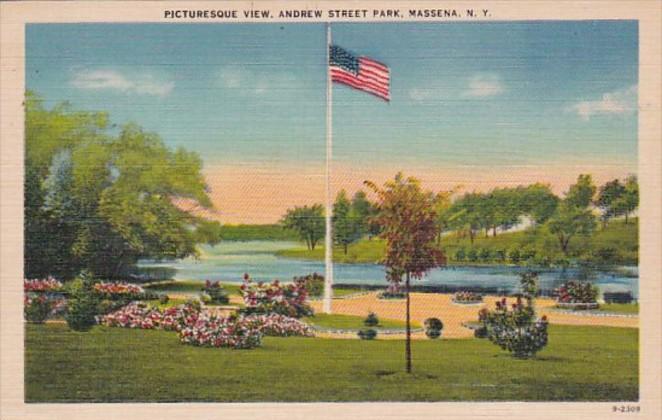 New York Massena Andrew Street Park 1956