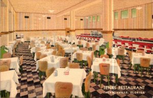 Florida Jakcosnville Jenks Restaurant Dining Room 1939 Curteich