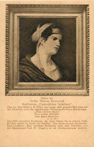 Therese Brunswick portrait Beethoven Immortal lover postcard