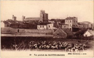 CPA SAINTES-MARIES-de-la-MER Vue Generale (1258978)