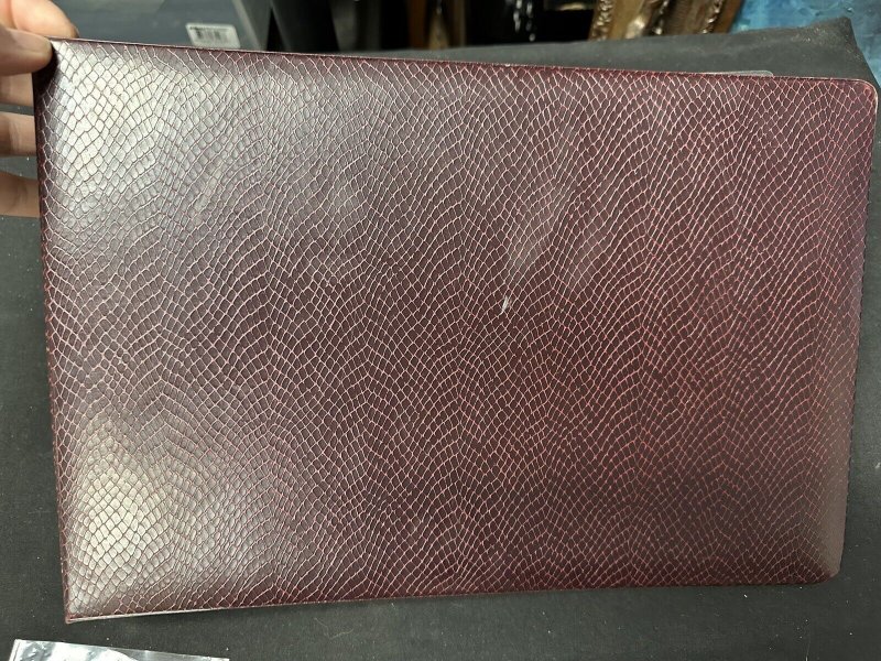 Vintage Faux  Snake  Skin Post Card Album