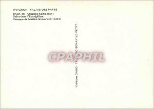 Postcard Modern Avignon Popes' Palace Chapel St. John Saint John the Evangeli...