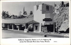 California Inspection Station US HWY 80 Across From Yuma Arizona AZ Frashers RP