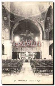 Postcard Old Paimboeuf Interior of the Church