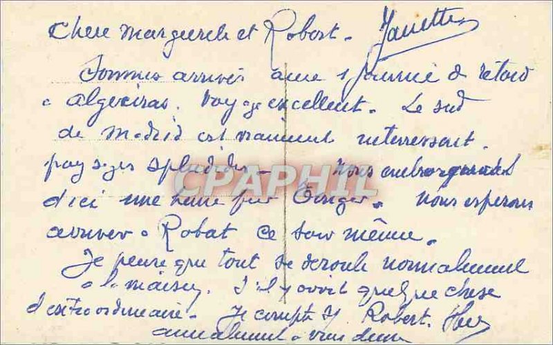 Postcard Modern Algeciras La Isla Verde y Gibraltar