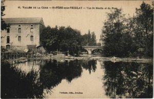 CPA St-PERE-sous-VEZELAY Vue u Moulin et du Pont (806692)