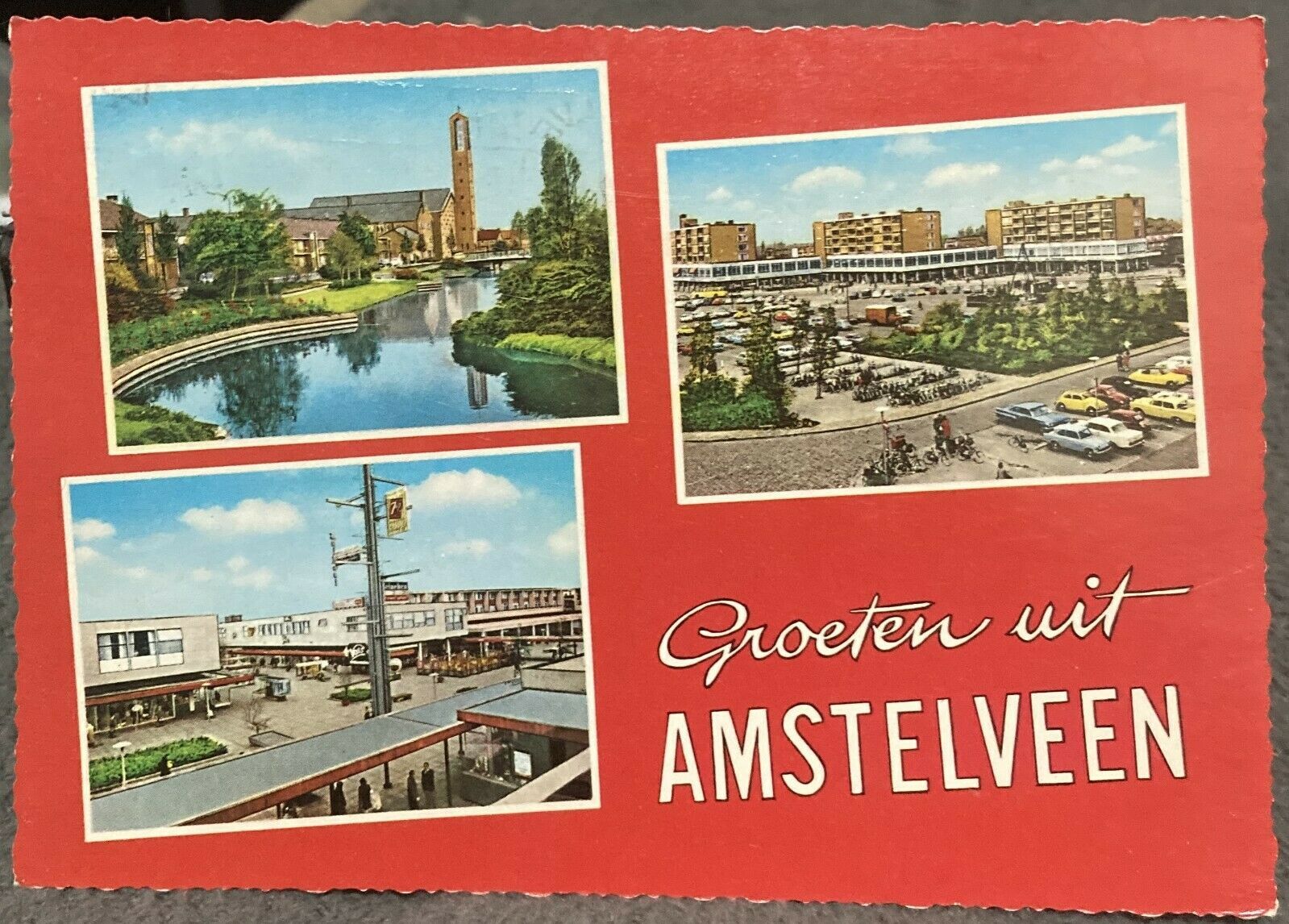 Netherlands Groeten Amstelveen - posted 1968 | Europe - Netherlands Noord-Holland - Amstelveen, Postcard / HipPostcard