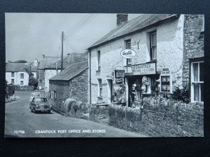 Cornwall CRANTOCK Post Office & Village Stores - Old RP Postcard