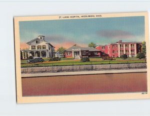 Postcard St. Luke's Hospital, Middleboro, Massachusetts