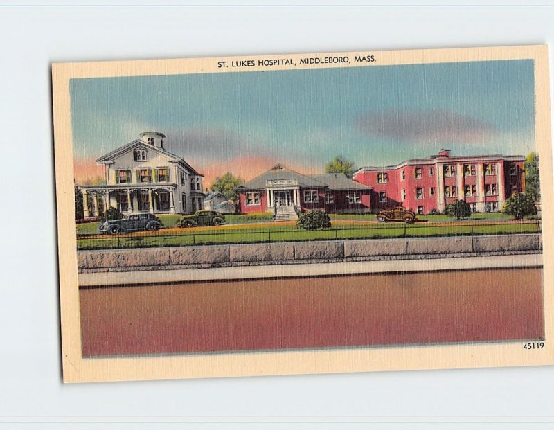 Postcard St. Luke's Hospital, Middleboro, Massachusetts