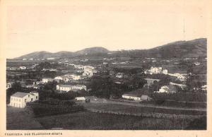 Flamengos Azores Portugal panoramic birds eye view of area antique pc Z20034