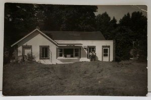Stroudsburg Pa Sweet Shop at Summer Camp 1956, Writes Flood of 1955 Postcard A18