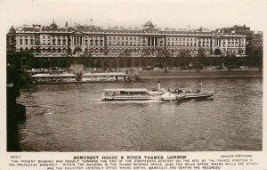 London Thames navigation & sailing Somerset House paddle steamer pier