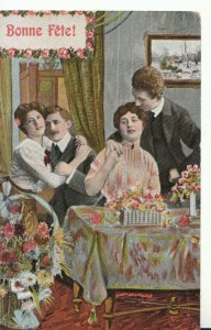 Couples Postcard - Romance - Bonne Fete - Ref  TZ1291