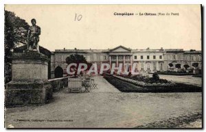 Old Postcard Compiegne Chateau Park view