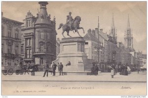 Place Et Statue Leopold I, Anvers (Antwerp), Belgium, 1900-1910s