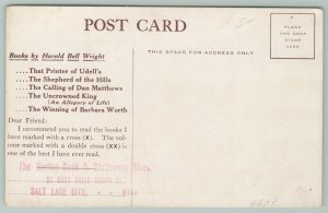 Utah~The Old Trail Oil Painting Card~c1910 Postcard