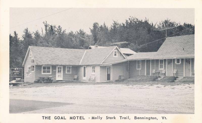 The Goal Motel on the Molly Stark Trail - Bennington VT, Vermont - Roadside