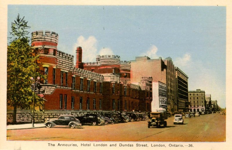 Canada -  ON, London. The Armouries, Hotel London, Dundas St