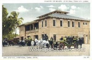 Republic of Panama, República de Panamá Fire Station, Cristobal Canal Zone  