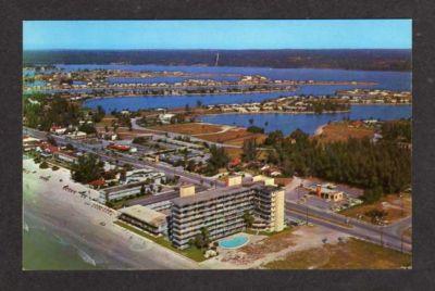 FL REDINGTON Beach & Tower Apts FLORIDA Postcard PC