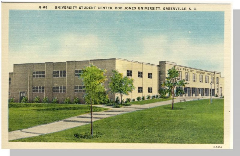 Greenville, South Carolina/SC Postcard,Jones University,Near Mint!