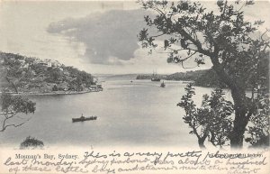 br104531 mosnamns bay sidney real photo australia