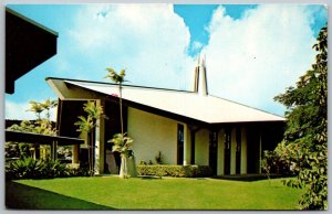 Honolulu Hawaii 1960s Postcard Nuuanu Congregational Church