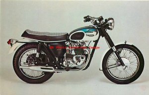 Advertising Postcard, Truimph Daytona Super Sports T100/R Motorcycle