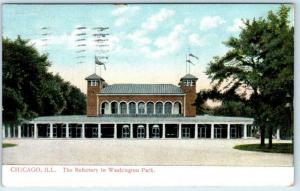 CHICAGO, Illinois IL    REFECTORY at Washington Park 1908  Postcard