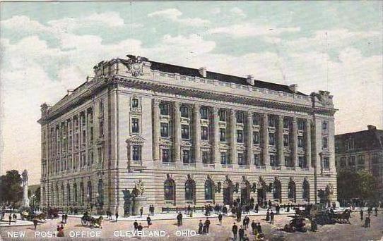 Ohio Cleveland New Post Office 1907