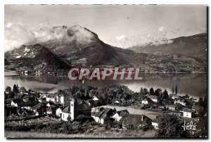 Modern Postcard Lake Annecy Duingt Tolloires deep and massive Beauges