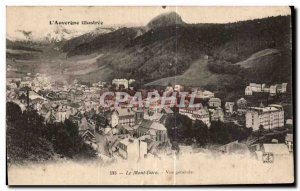 Old Postcard Le Mont Dore General view
