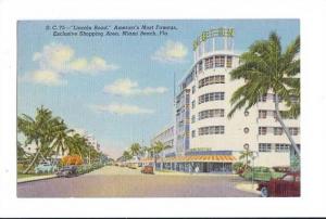 LP33 Miami Beach, Florida, FL, Postcard, Art Deco Building, 