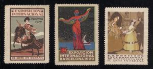 1929 International Art Expo. Labels 