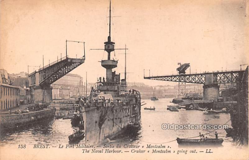 Brest, Le Port Militaire, Naval Harbour Military Battleship Unused 