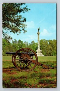 Georgia Monument Chickamauga Battlefield Vintage Posted 1973