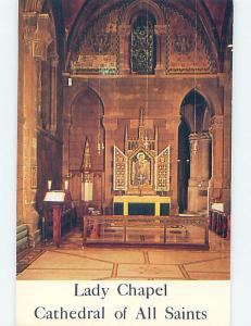 Unused Pre-1980 CHURCH SCENE Albany New York NY A7889