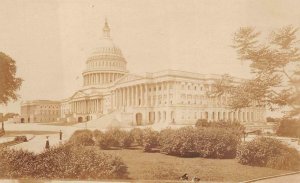 RPPC THE CAPITOL WASHINGTON DC REAL PHOTO POSTCARD (c. 1910)