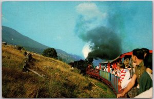 West Virginia, Cass Scenic Railway, Old Logging Train, Route, Vintage Postcard