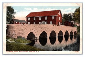 Old Stone Bridge Cortland New York NY UNP WB Postcard M19