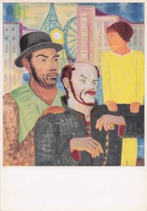 Erich Heckel Exzentriks Eccentrics Painting Postcard