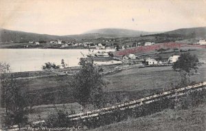 West Wycocomagh Cape Brenton Canada Birds Eye View Vintage Postcard AA50758