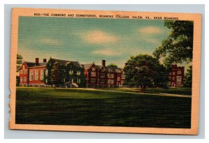 Vintage 1930's Postcard The Commons & Dorms Roanoke College Salem Virginia