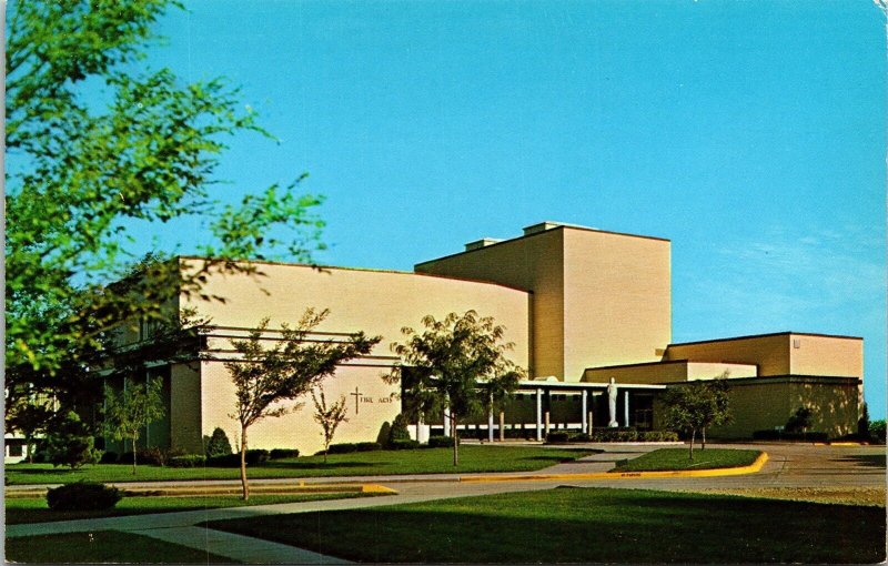 Center Culture Marymount Fine Arts Building Postcard VTG UNP Vintage Unused 