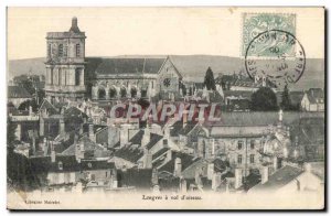 Old Postcard Langres Flight of bird