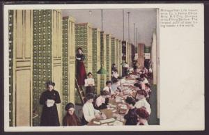 Filing Section,Metropolitan Life,New York,NY Postcard